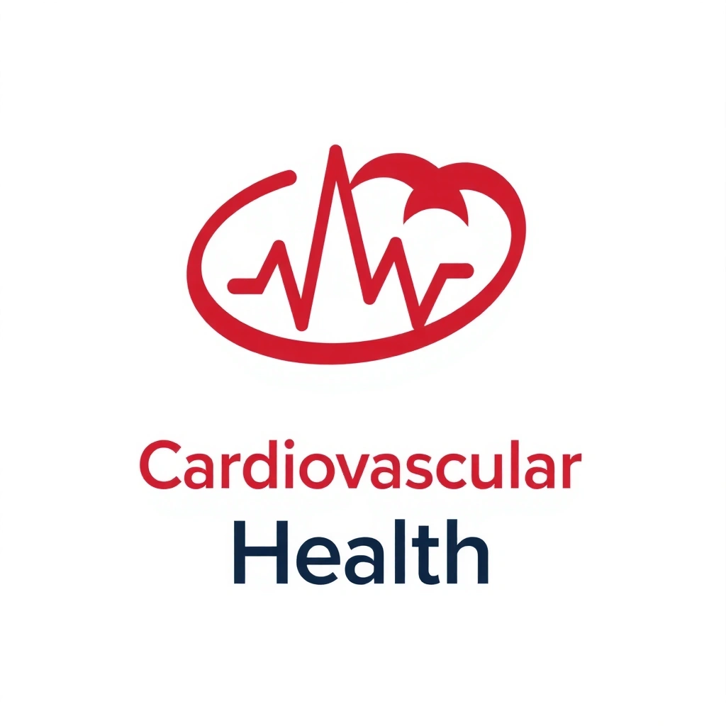 Icono de Salud Cardiovascular: corazón abstracto